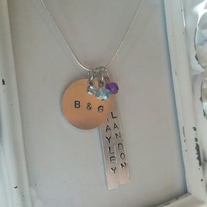 Personalized Hand Stamped Necklace